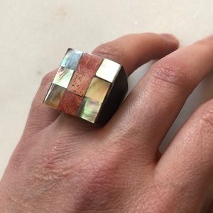 Artisan size 7 square ring